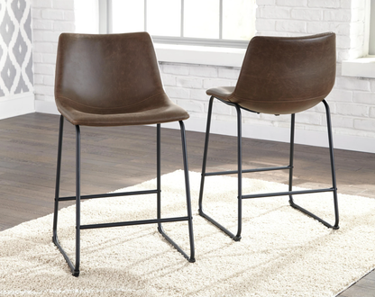 CAYSEN BROWN UPH BARSTOOLS 24"