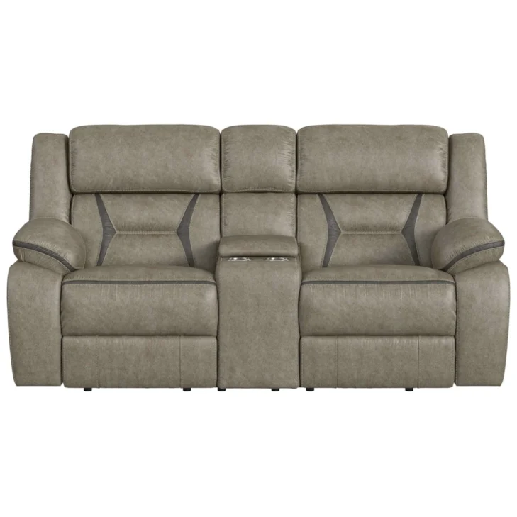 EZRA CORRAL GREY LOVESEAT