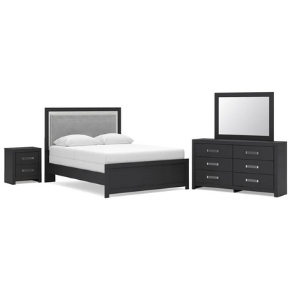 MALIA 6 DRAWER DRESSER BLACK
