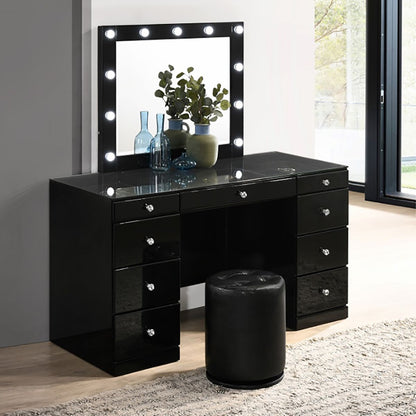 MORGAN BLACK VANITY SET