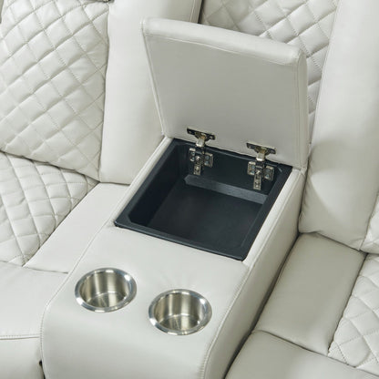 Carly Oyster Sofa & Loveseat