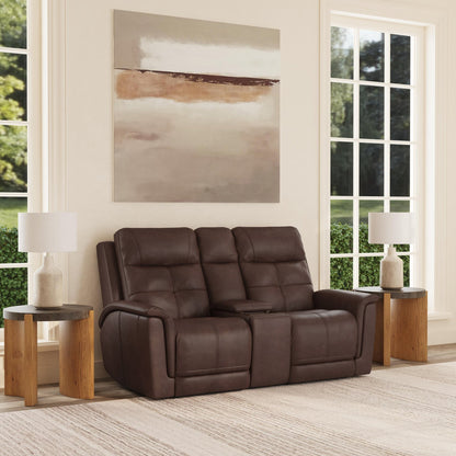 RILEY P5 LOVESEAT DARK BROWN