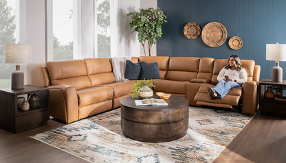 Grayson Brown 6pc. Sectional