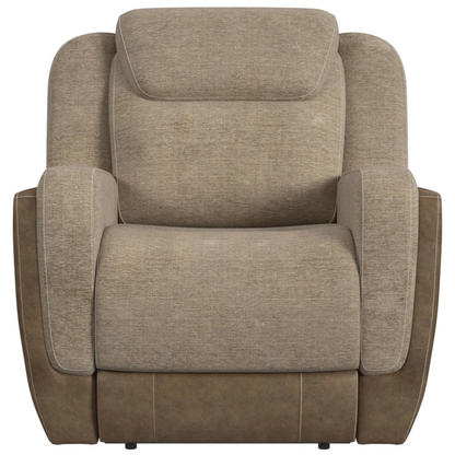 HARRY RANCHO BEIGE GLIDER RECLINER
