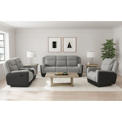 HARRY RANCHO GREY GLIDER RECLINER