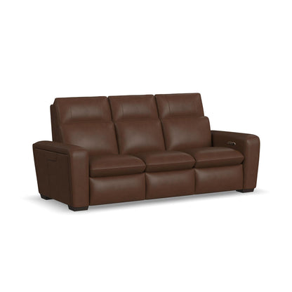 SETH LEATHER POWER RECLINING SOFA