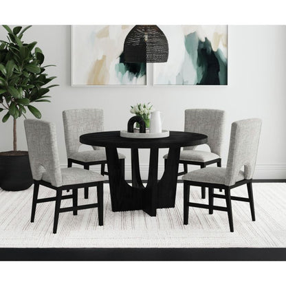 Olivia Wood Top 5pc. Dining Set