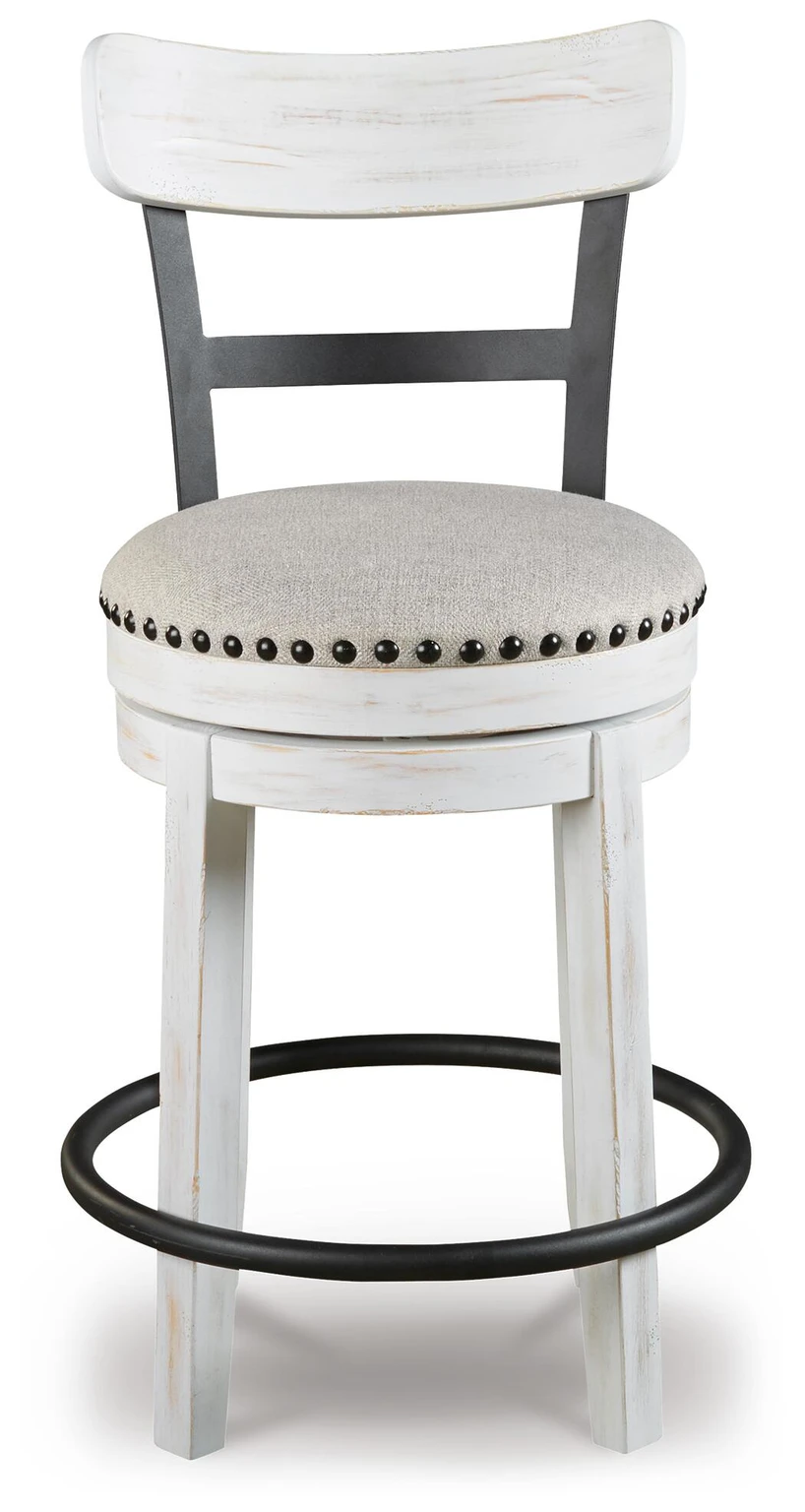 VICKIE WHITE 24" BARSTOOL