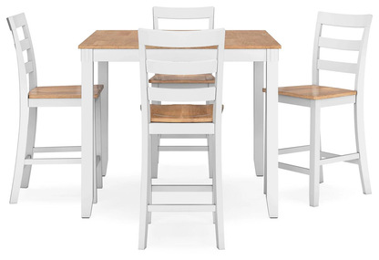 GAVIN 5PC COUNTER TABLE SET NW