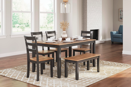 GAVIN 6PC DINING ROOM TABLE SET
