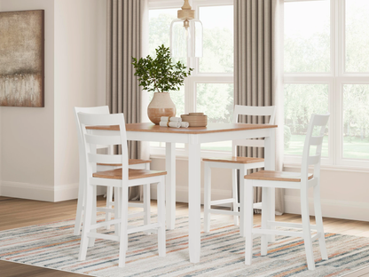 GAVIN 5PC COUNTER TABLE SET NW