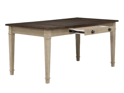 PHOEBE TWO TONE DINING TABLE