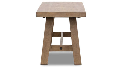DIXIE LIGHT HICKORY COUNTER BENCH