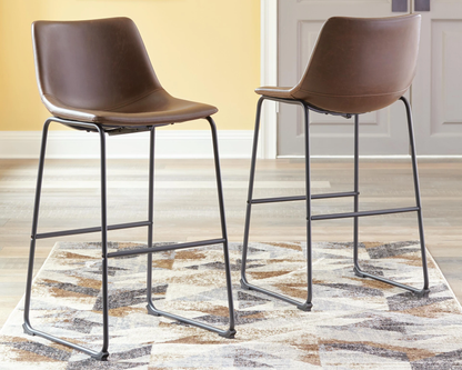CAYSEN BROWN UPH BARSTOOLS 30"