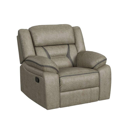 EZRA CORRAL GREY RECLINER