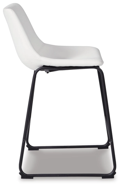 CAYSEN WHITE UPH BARSTOOLS 24"