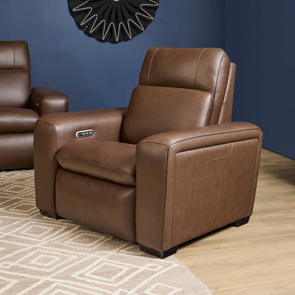 SETH LEATHER POWER RECLINER