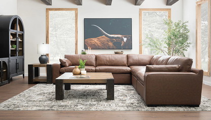 Colin Leather 5pc. Sectional