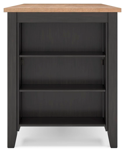 GAVIN COUNTER TABLE W/ STORAGE