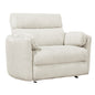 RIVER XL FLUFFY IVORY BARREL CHAIR