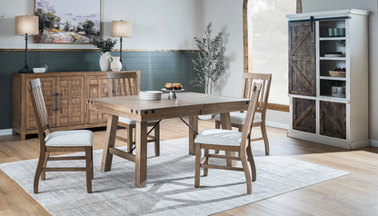 Dixie Light Hickory 5pc Dining Set