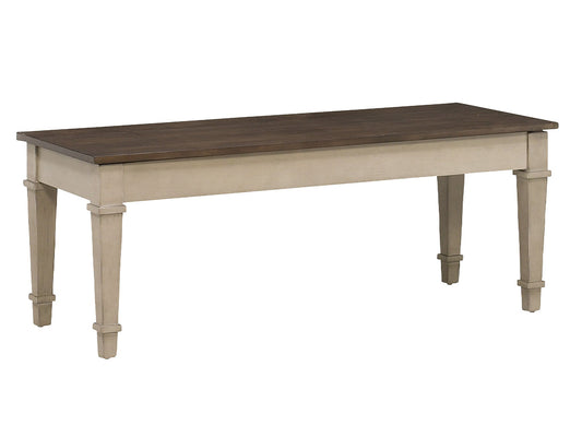 PHOEBE TWO TONE DINING BENCH
