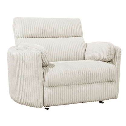 RIVER XL FLUFFY IVORY BARREL CHAIR