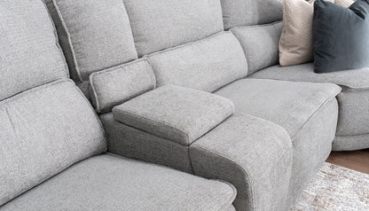 Braxton Dark Grey 6pc. Sectional