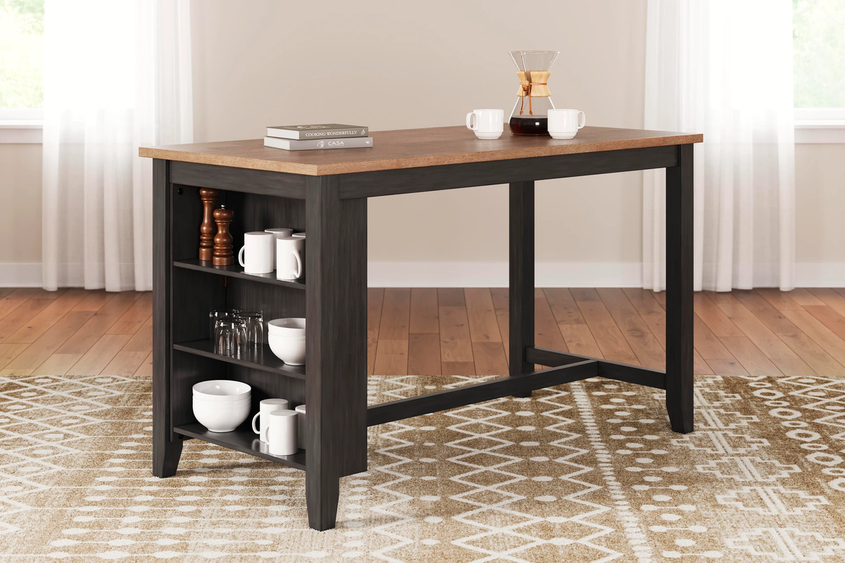 GAVIN COUNTER TABLE W/ STORAGE