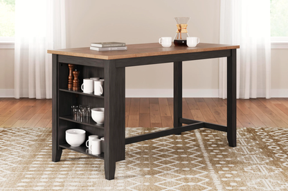 GAVIN COUNTER TABLE W/ STORAGE