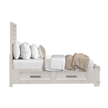 ARTIC WHITE KING BED