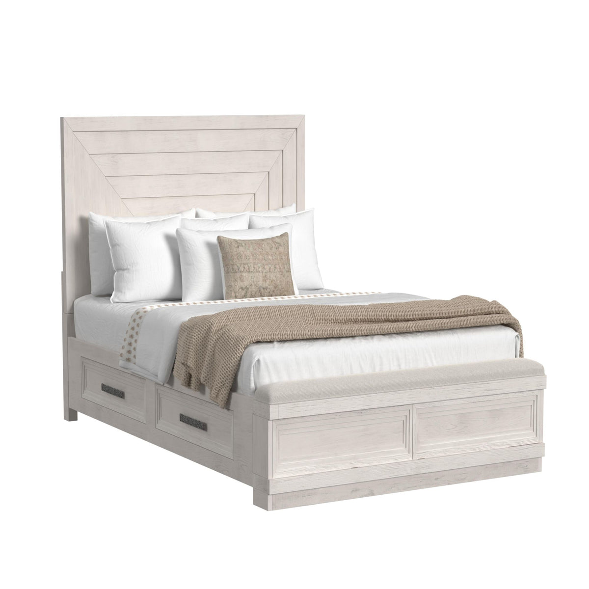 ARTIC WHITE QUEEN BED
