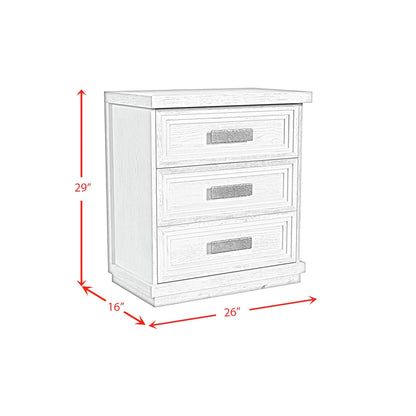ARTIC WHITE NIGHTSTAND