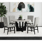 Olivia Marble Top 5pc. Dining Set