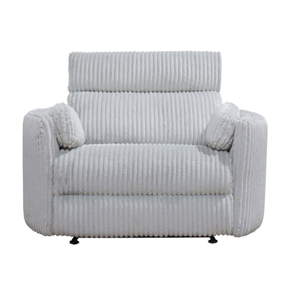 RIVER XL FLUFFY GREY RECLINER