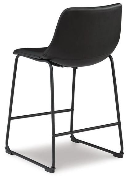 CAYSEN BLACK UPH BARSTOOLS 24"