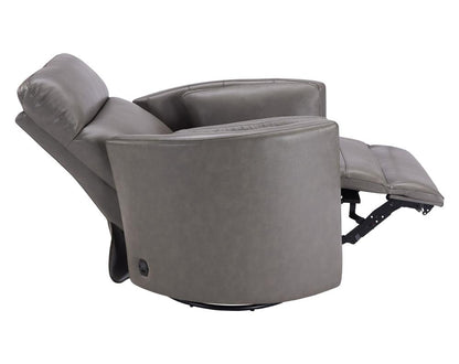 RIVER IVORY LEATHER RECLINER