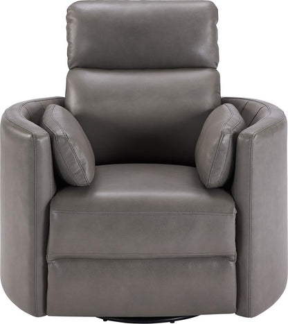 RIVER IVORY LEATHER RECLINER