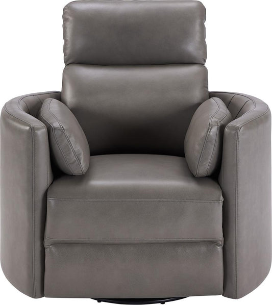 RIVER IVORY LEATHER RECLINER
