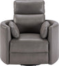 RIVER IVORY LEATHER RECLINER