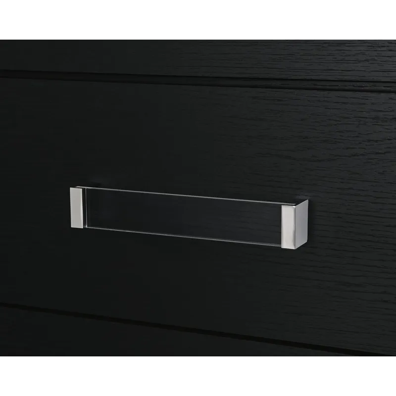 MALIA 5 DRAWER CHEST BLACK