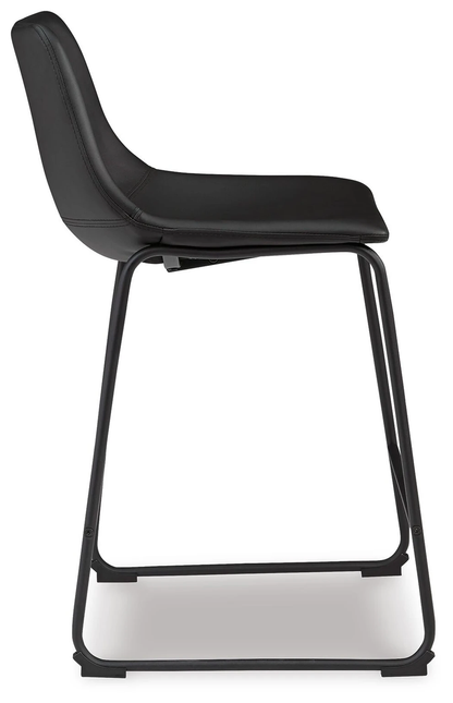 CAYSEN BLACK UPH BARSTOOLS 24"