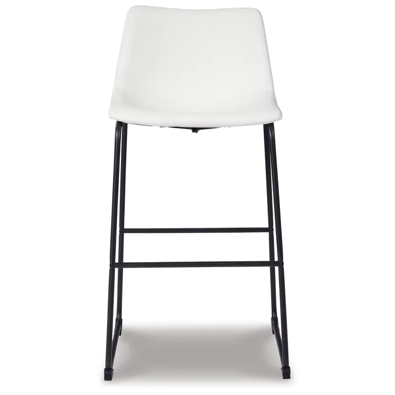 CAYSEN WHITE UPH BARSTOOLS 30"