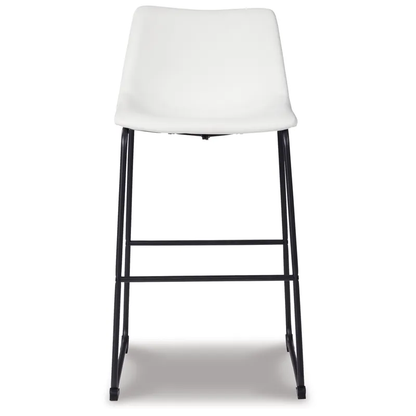 CAYSEN WHITE UPH BARSTOOLS 30"