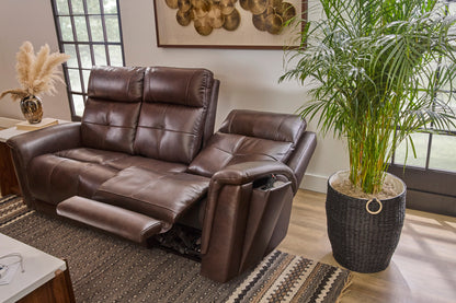 Riley Dark Brown Sofa & Loveseat
