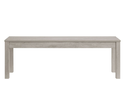 EVIE WHITE DINING BENCH