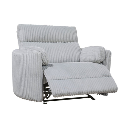 RIVER XL FLUFFY GREY RECLINER