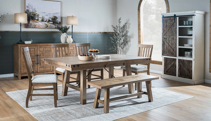 DIXIE LIGHT HICKORY COUNTER BENCH