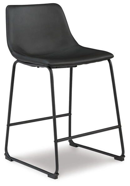 CAYSEN BLACK UPH BARSTOOLS 24"