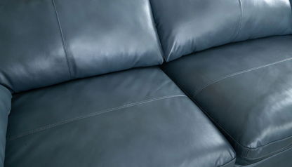 Colin 5pc. Leather Navy Sectional